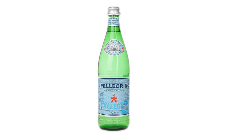 San Pellegrino Sparkling Water.