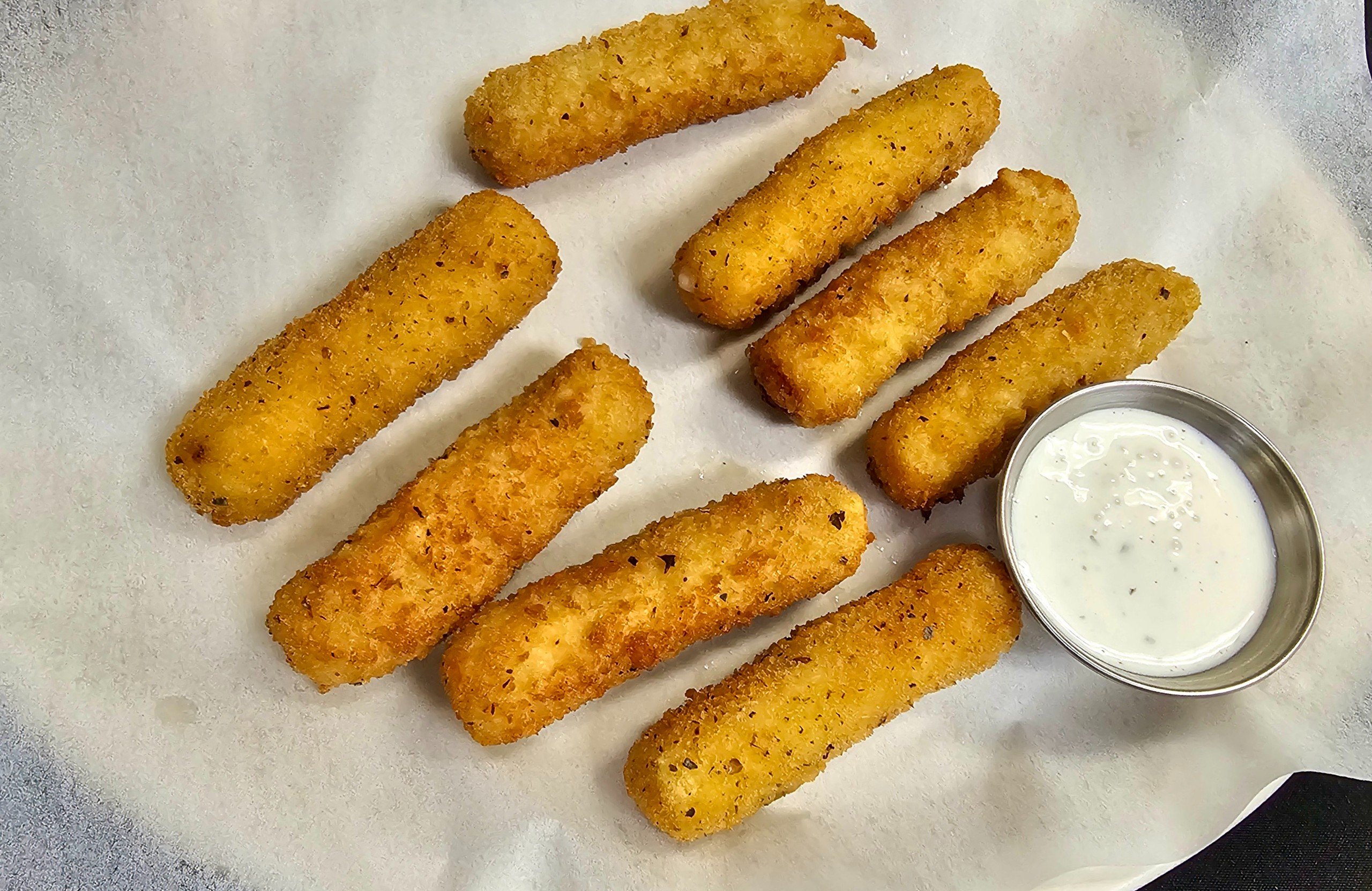 Mozzarella Cheese Sticks.