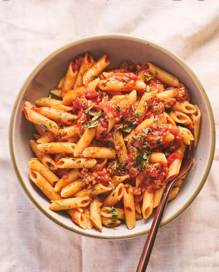 Bake Ziti w/ Sausage.