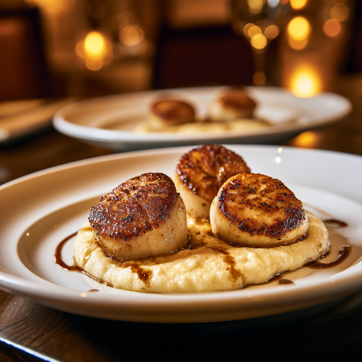 Pan-Seared Sea Scallops.