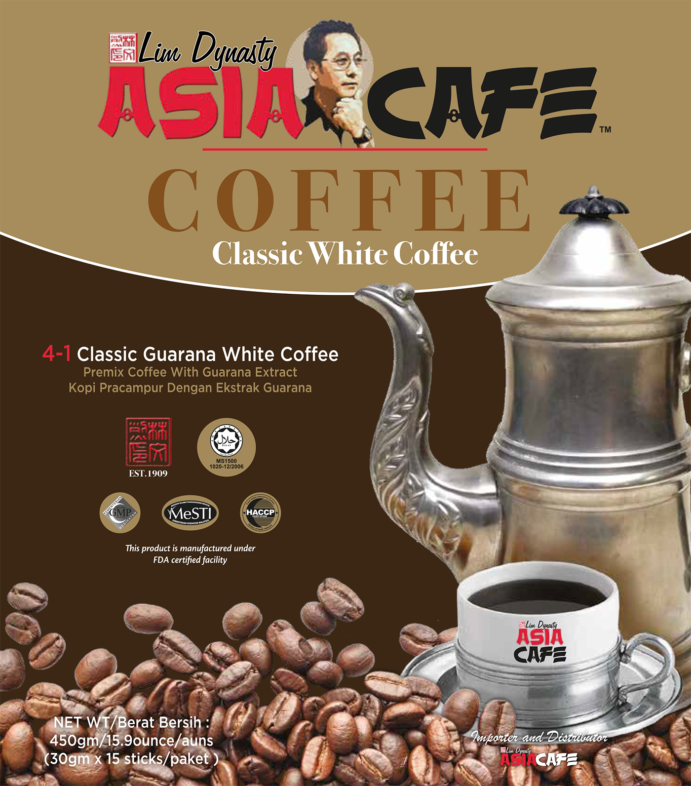 AC Coffee 4 in 1 Single.