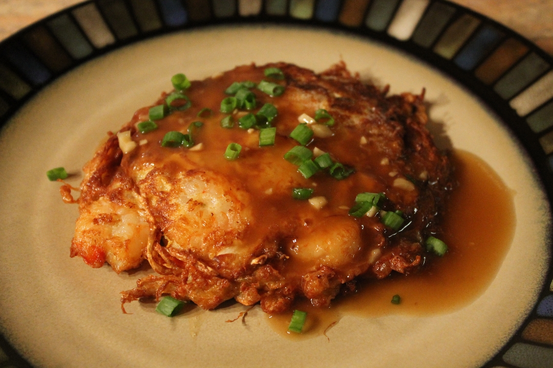 Shrimp Egg Foo Young.