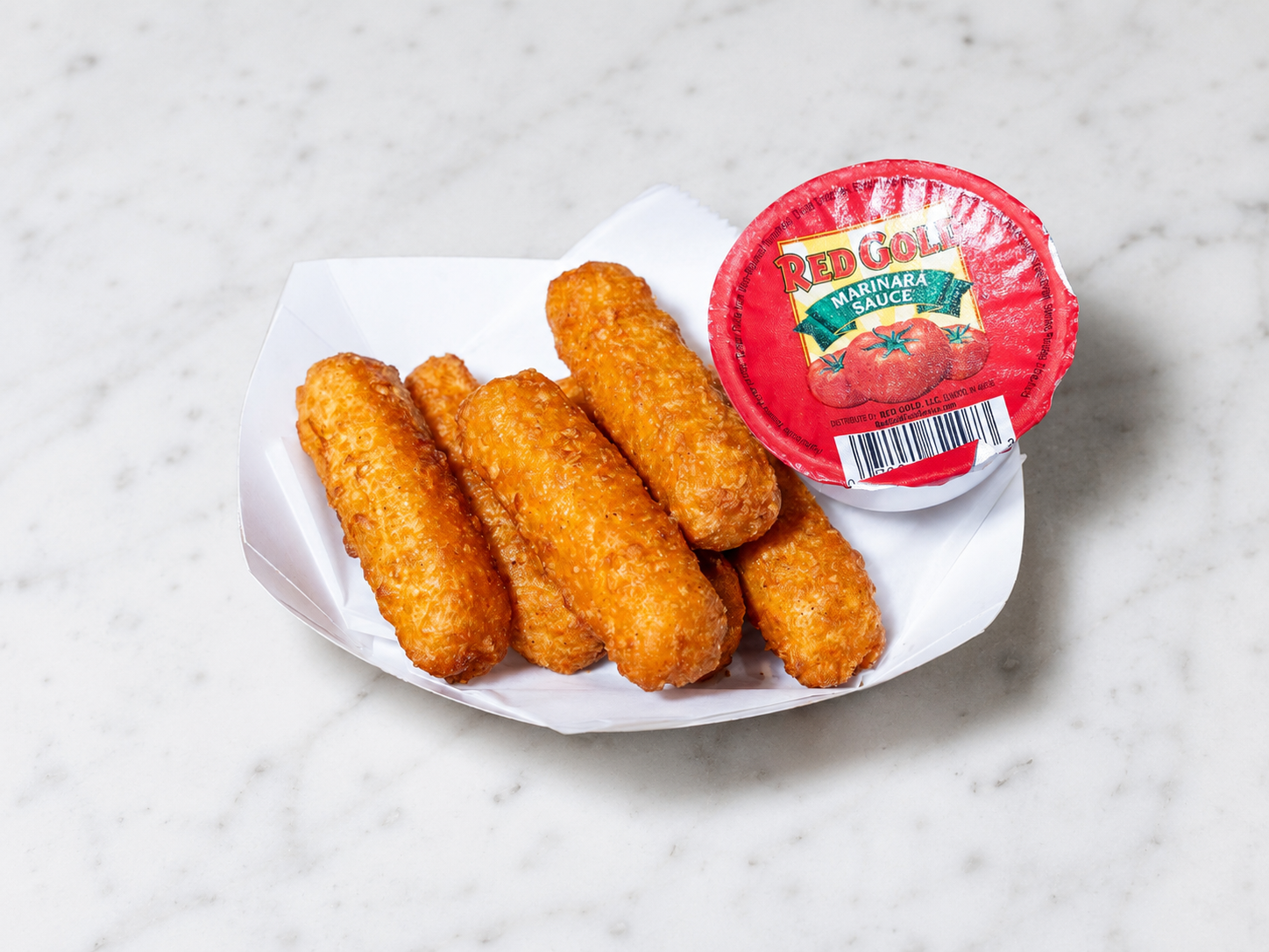 6 PC Mozzarella Sticks.