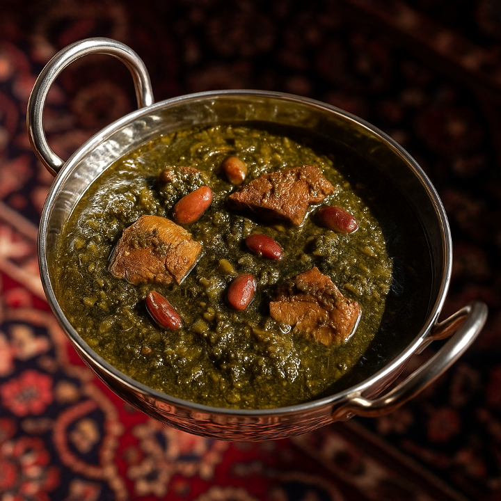 Ghormeh Sabzi (قورمه سبزی).