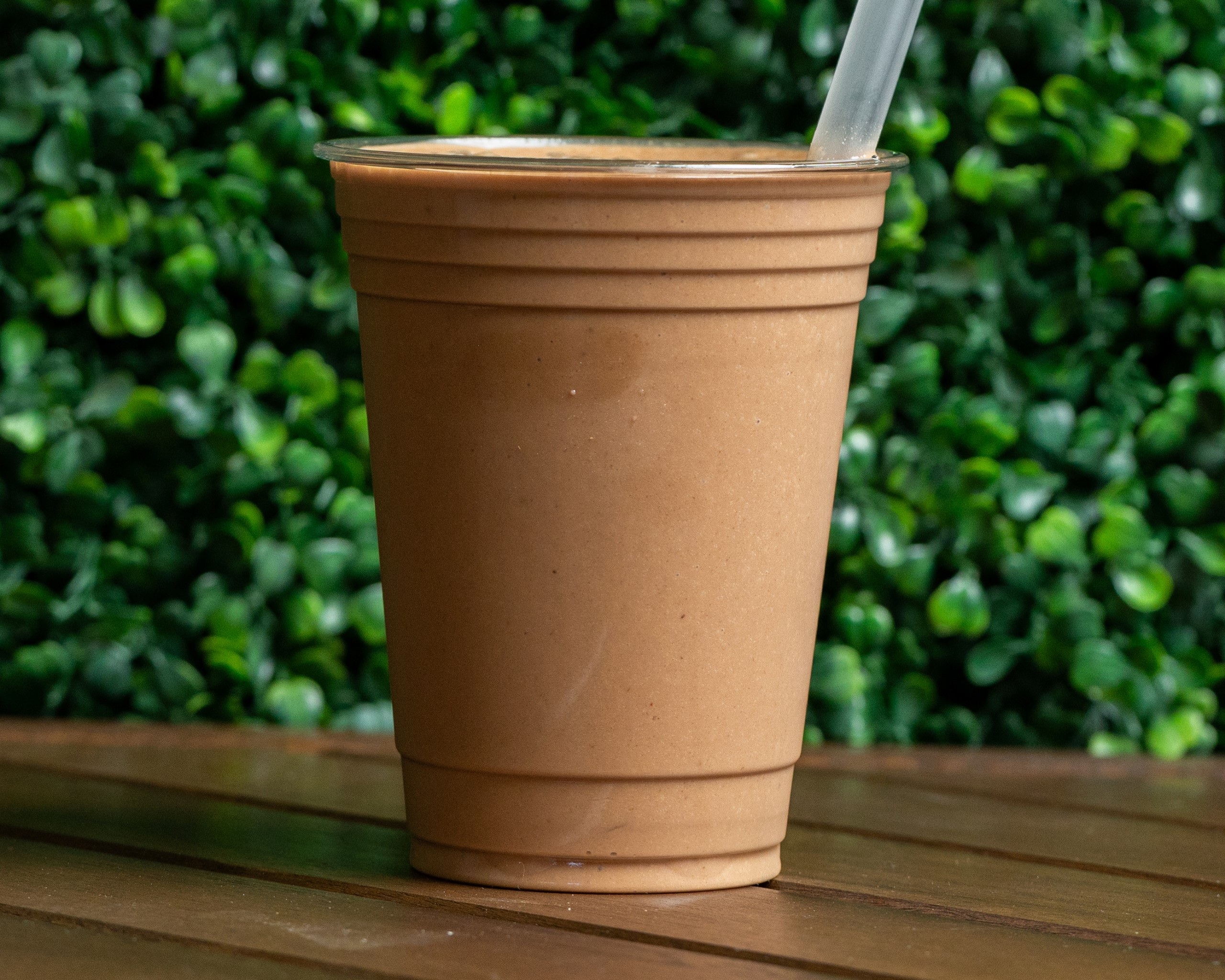 Choco Peanut Butter Protein Smoothie.