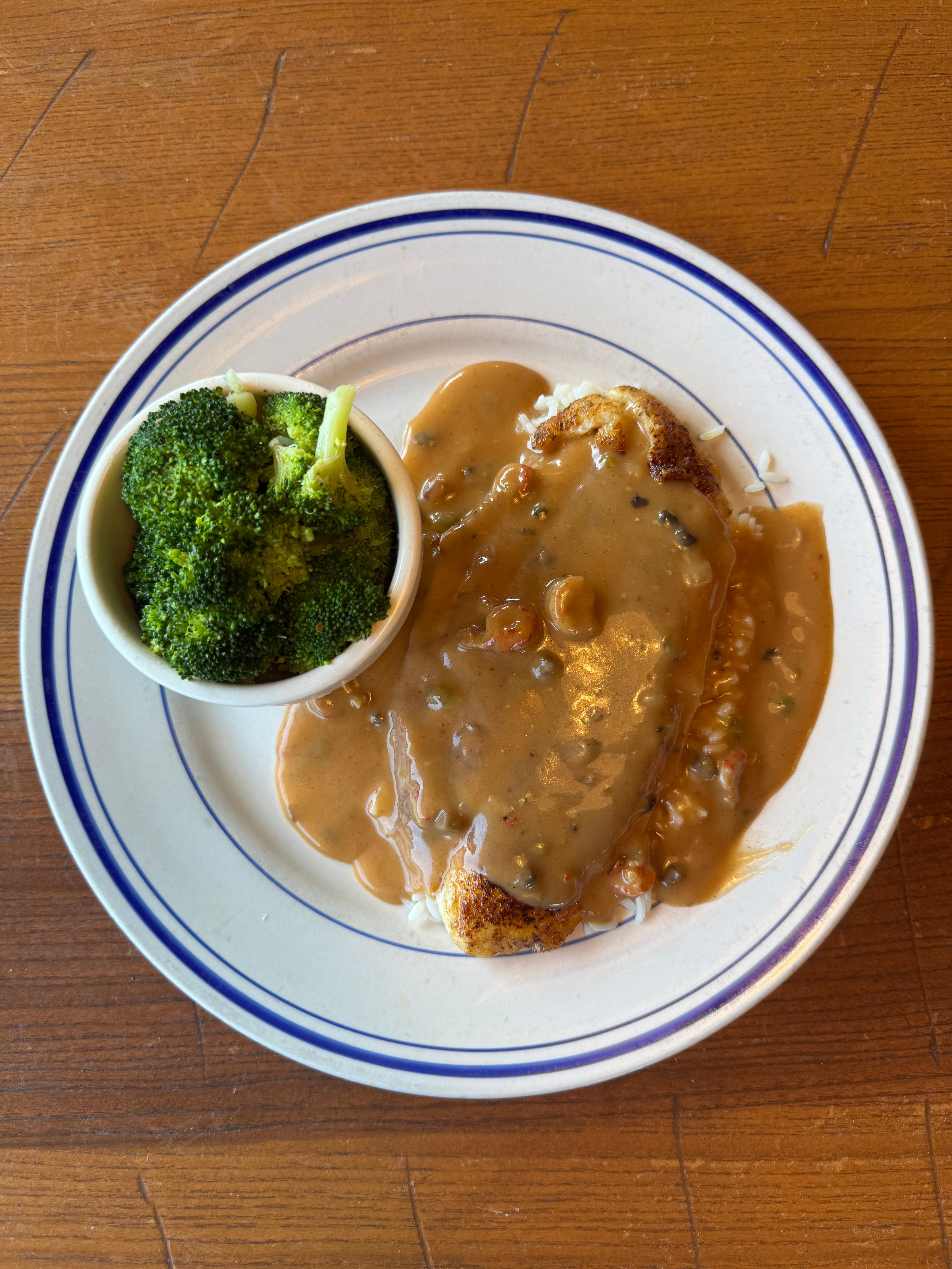 Smothered Catfish.