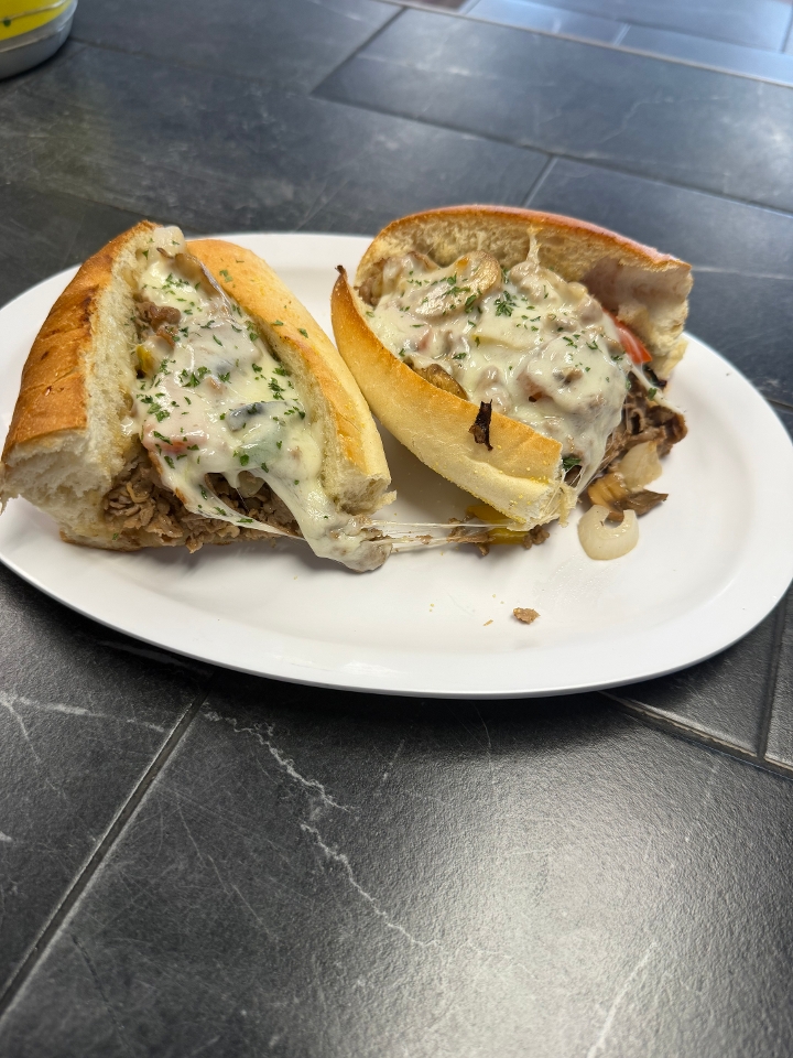 LONG ISLAND CHEESESTEAK SUB.