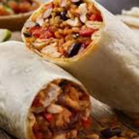 Desi Chicken Wrap.