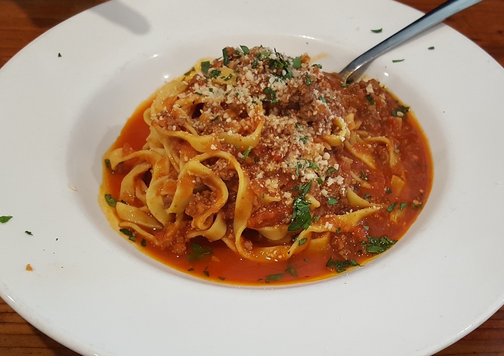 Tagliatelle Bolognese.