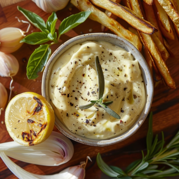 Side Garlic Aioli.