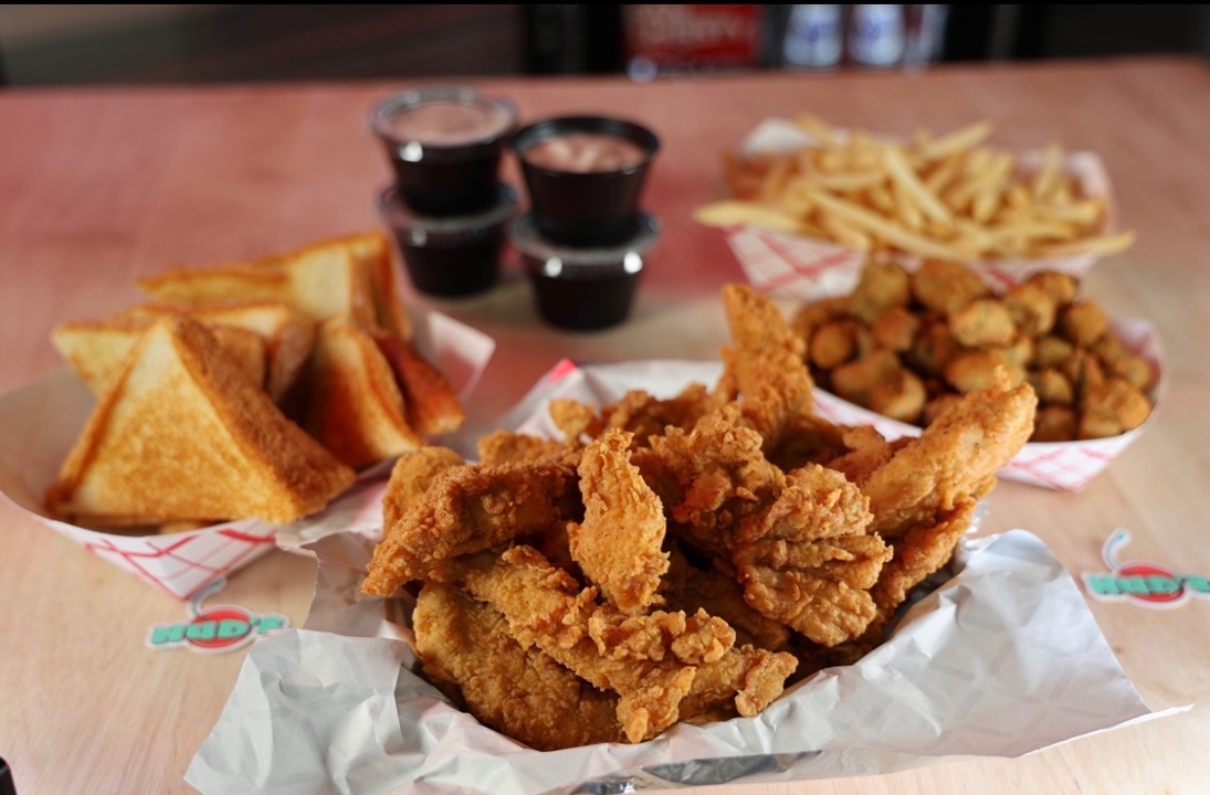 Family Style Chicken Tender Dinner.