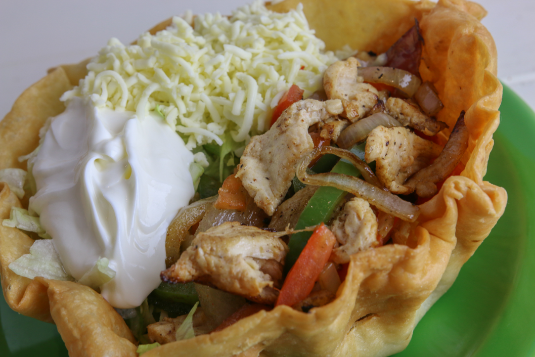 Fajita Taco Salad Chicken.