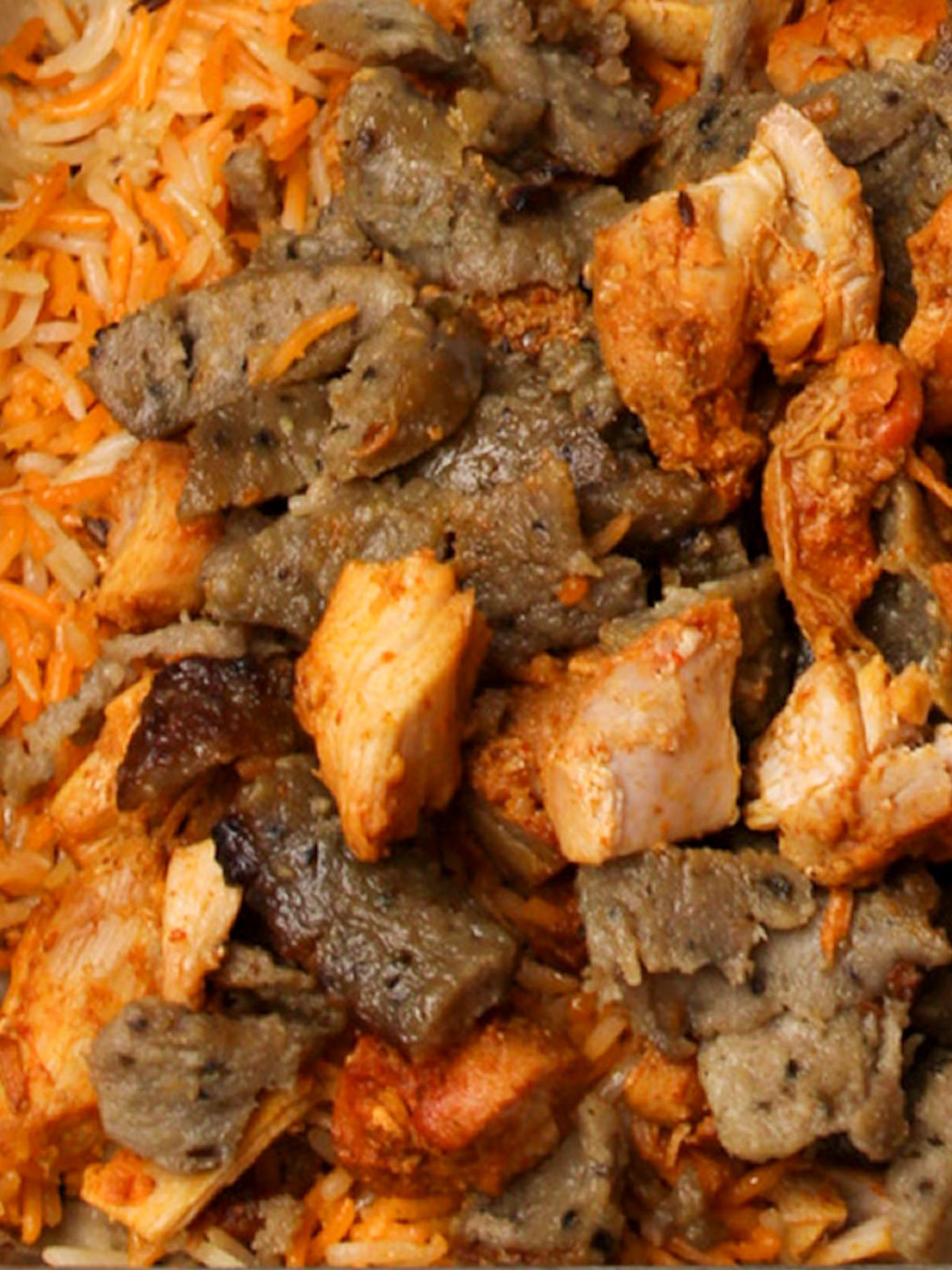 Sultan Shawarma Platter.