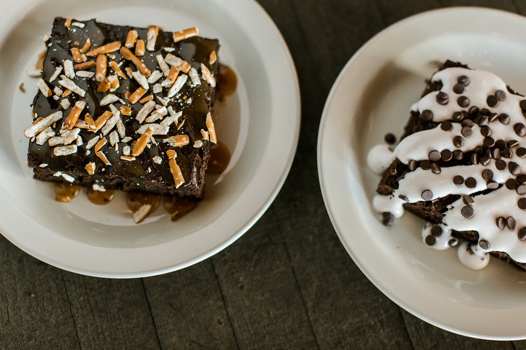 Small Double Fudge Brownie.