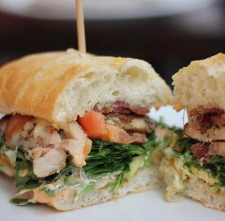 Chicken Avocado Sandwich.