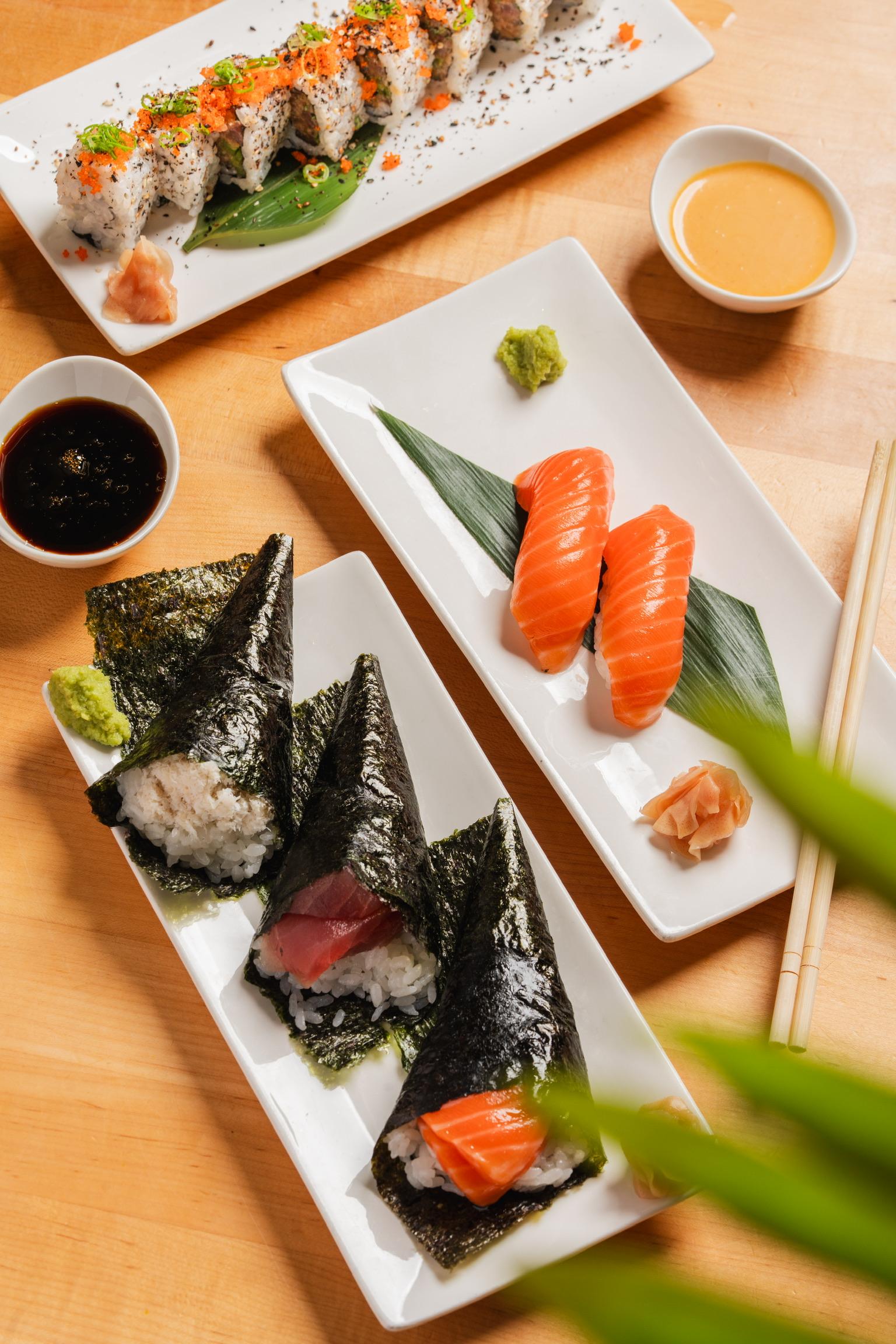 Hand Rolls -Salmon x3.
