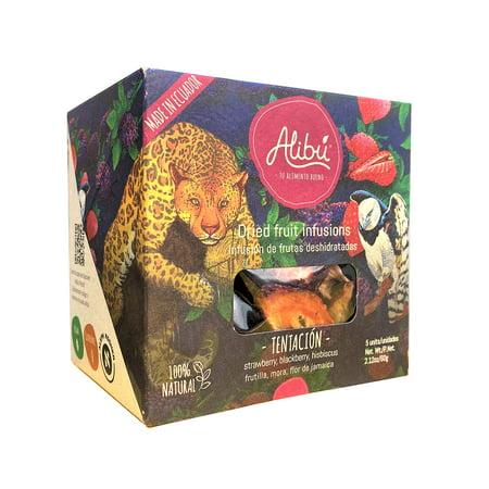 Alibu Dried Fruit Tea Infusions - Tentacion - 5 Ct  2.12 Oz Box.