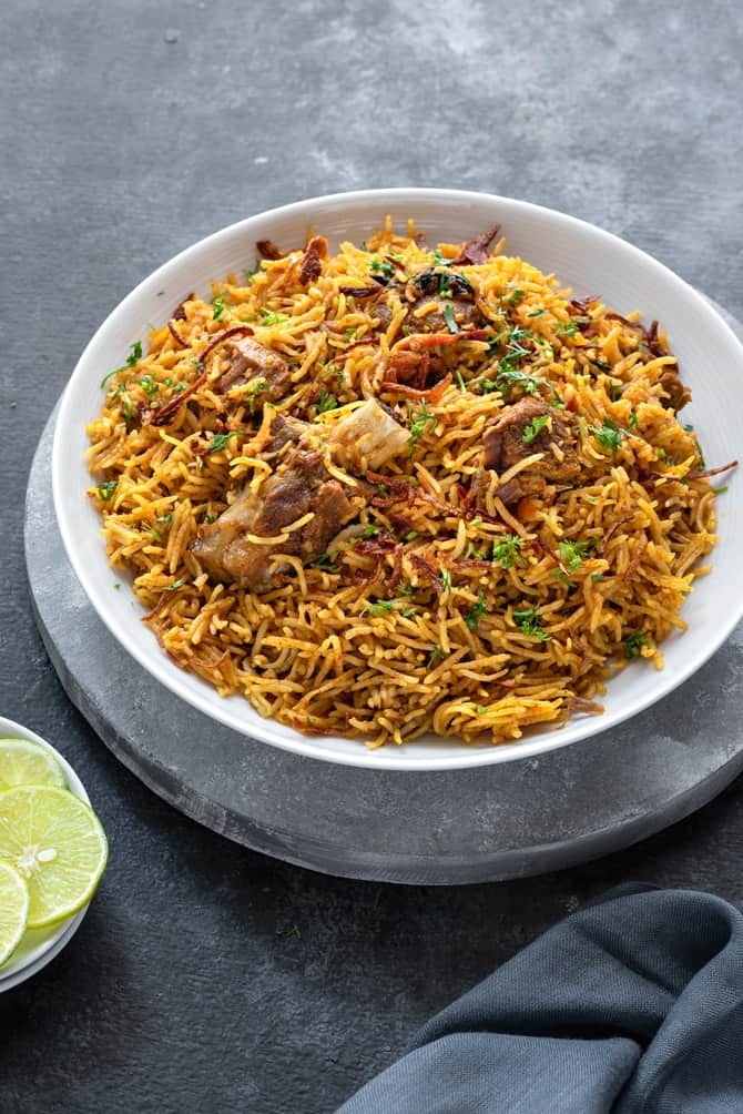 Lamb Biryani.