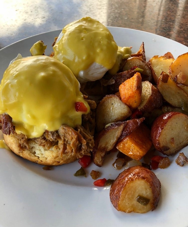 Crab Cakes Benedict.