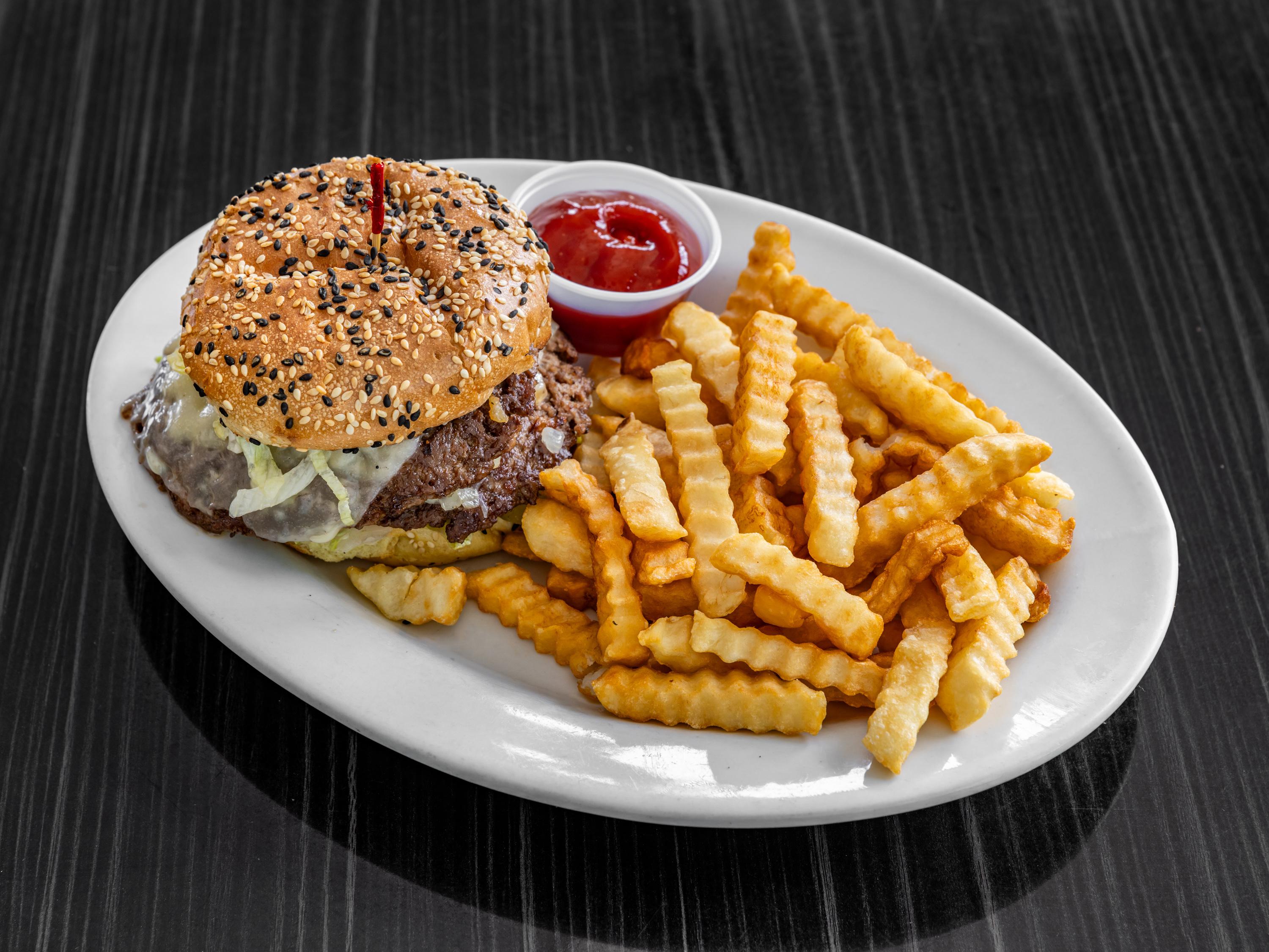 Vic's Double Smashburger.