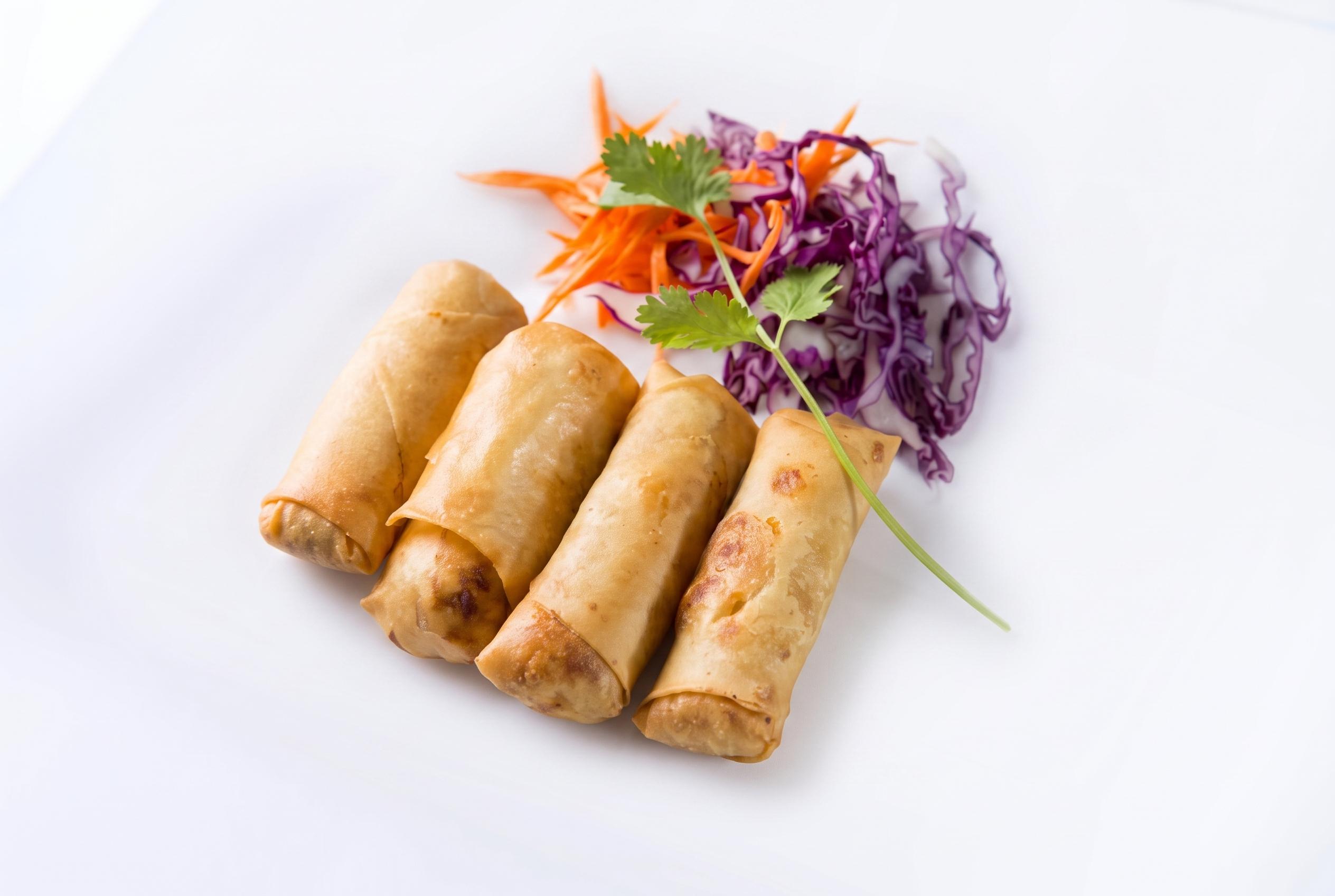Egg rolls.