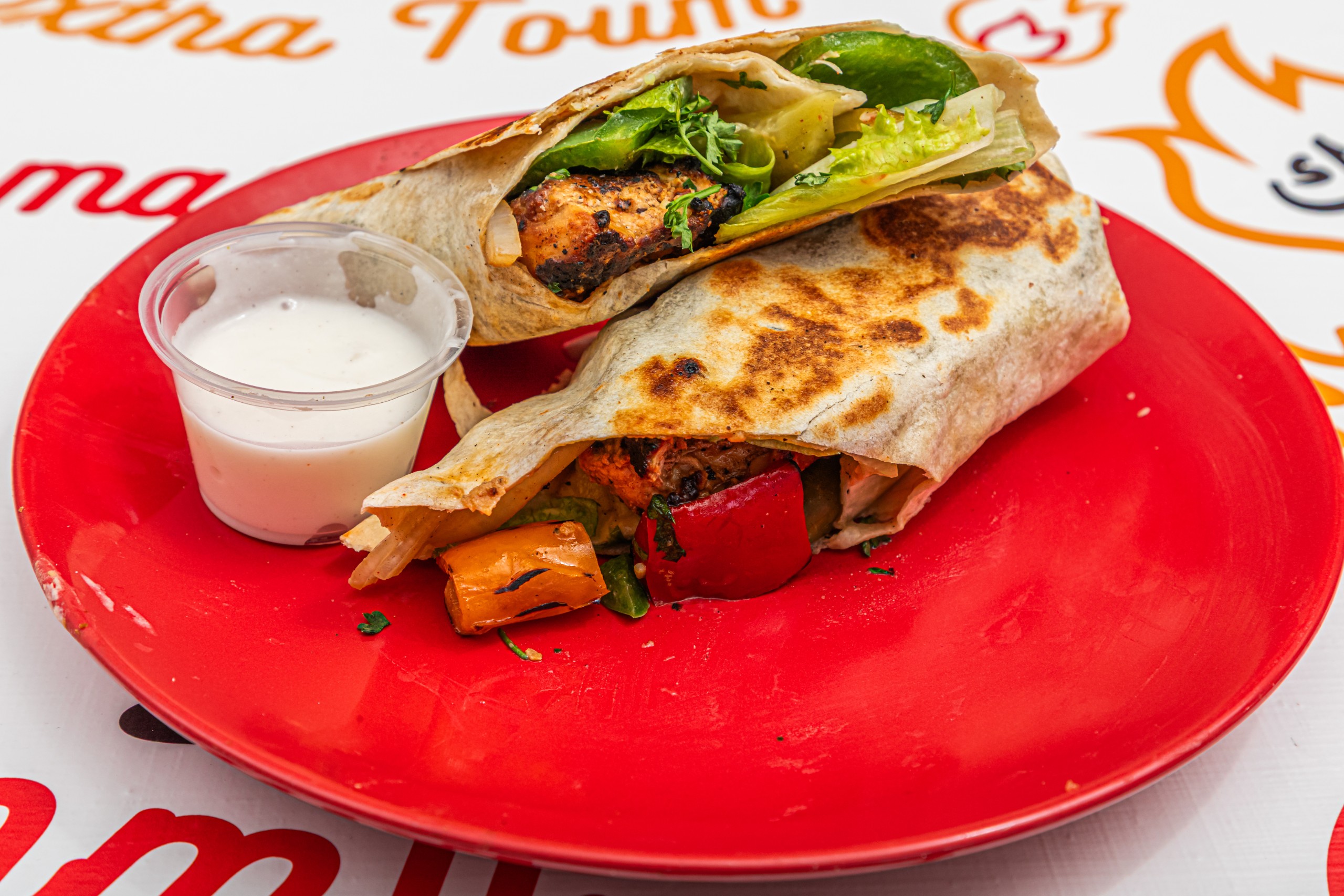 Shish Tawook Wrap.