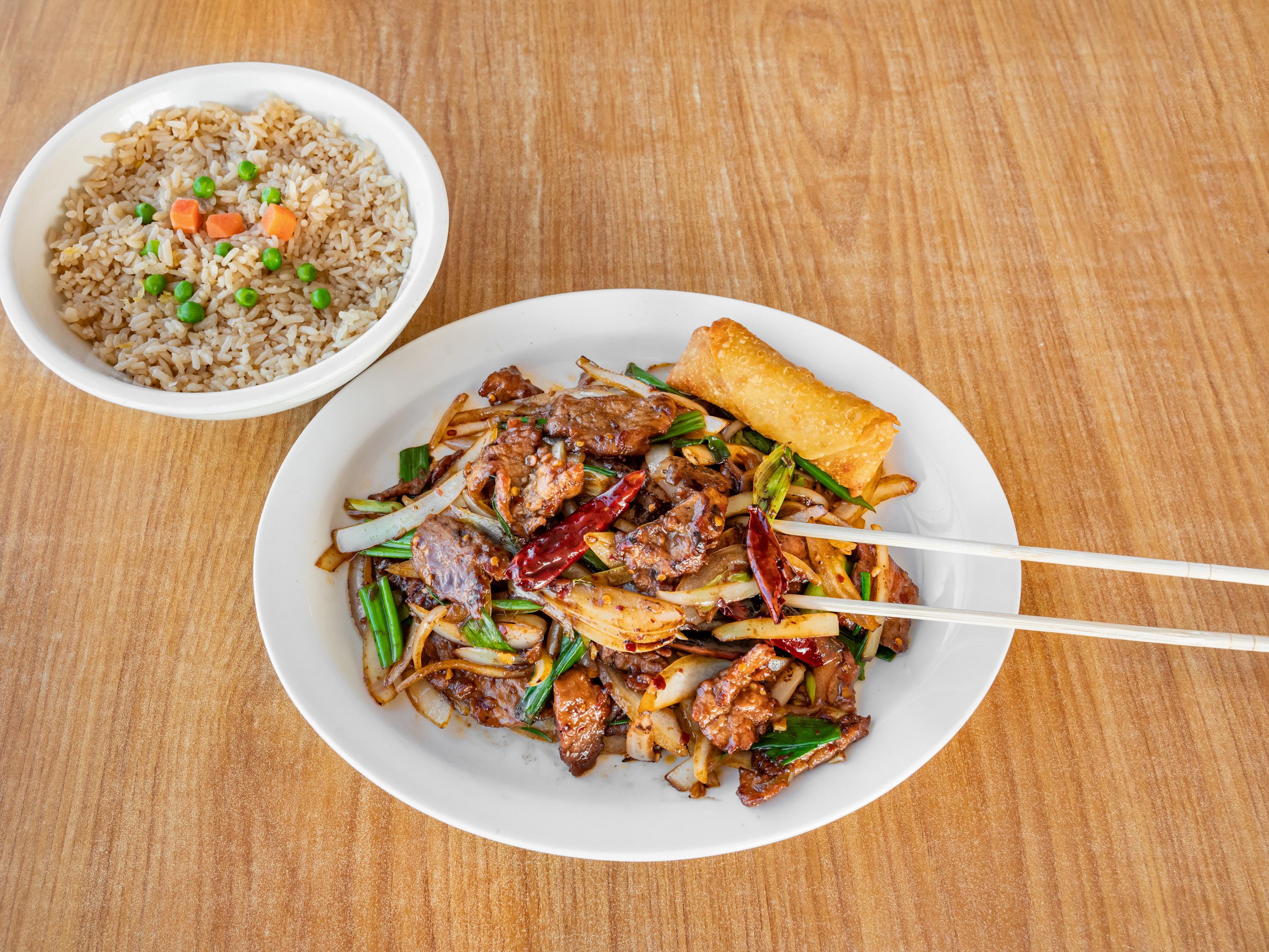 MONGOLIAN BEEF.