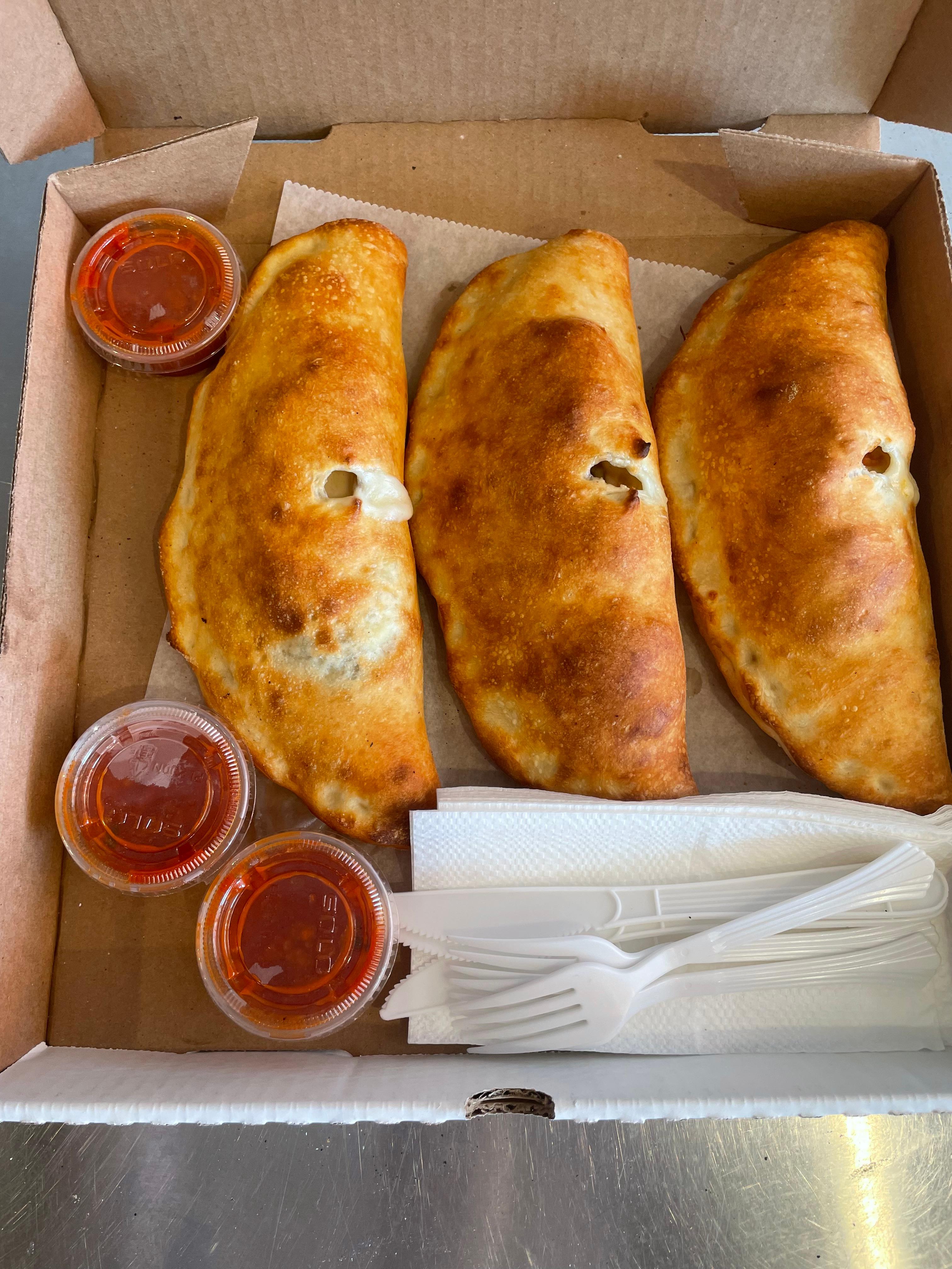Meat Lover's Calzone.