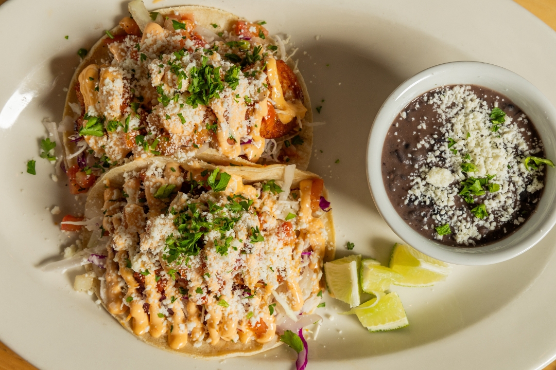 Smokey Grilled Shrimp Tacos.