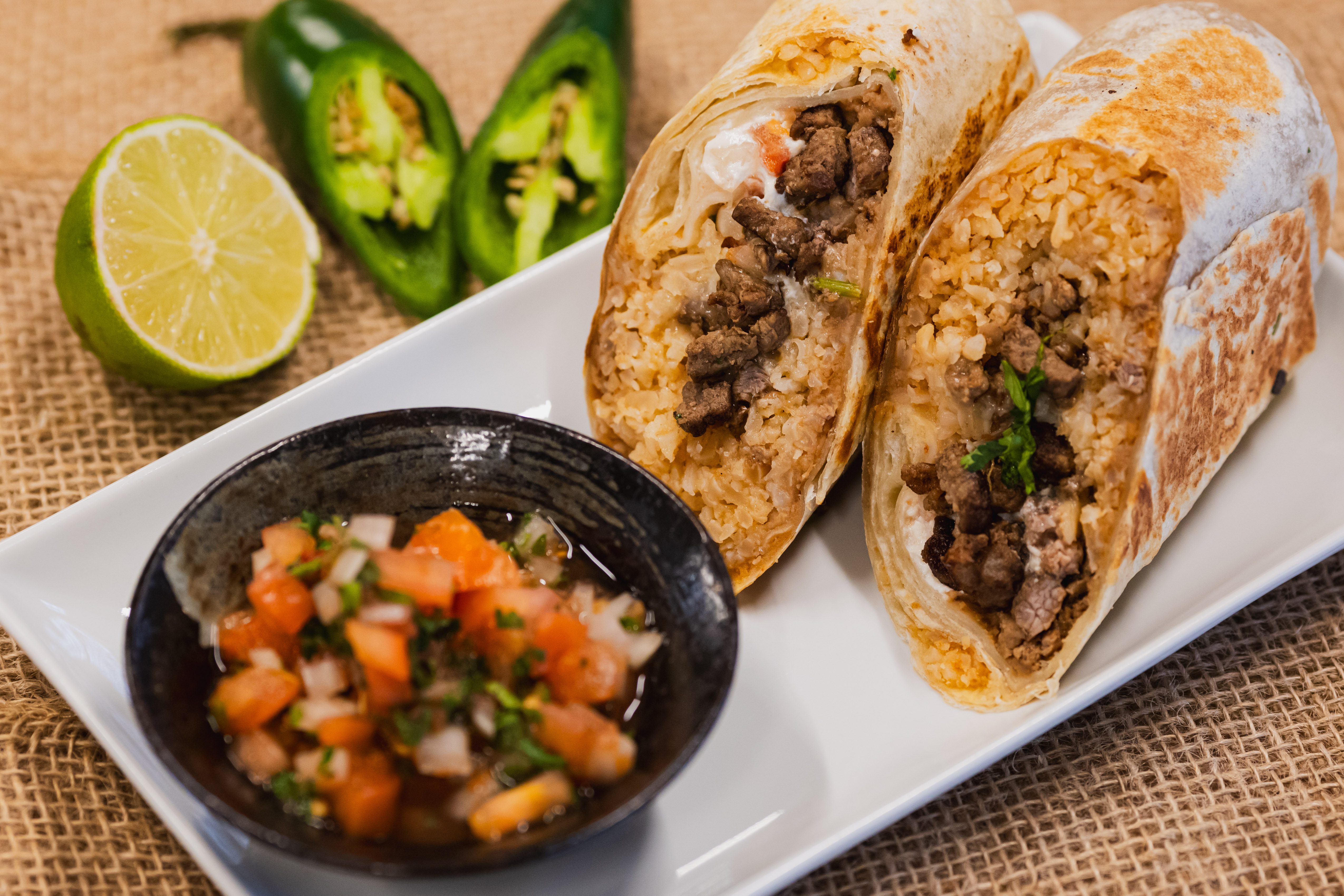 Carnivore's Desire Burrito.