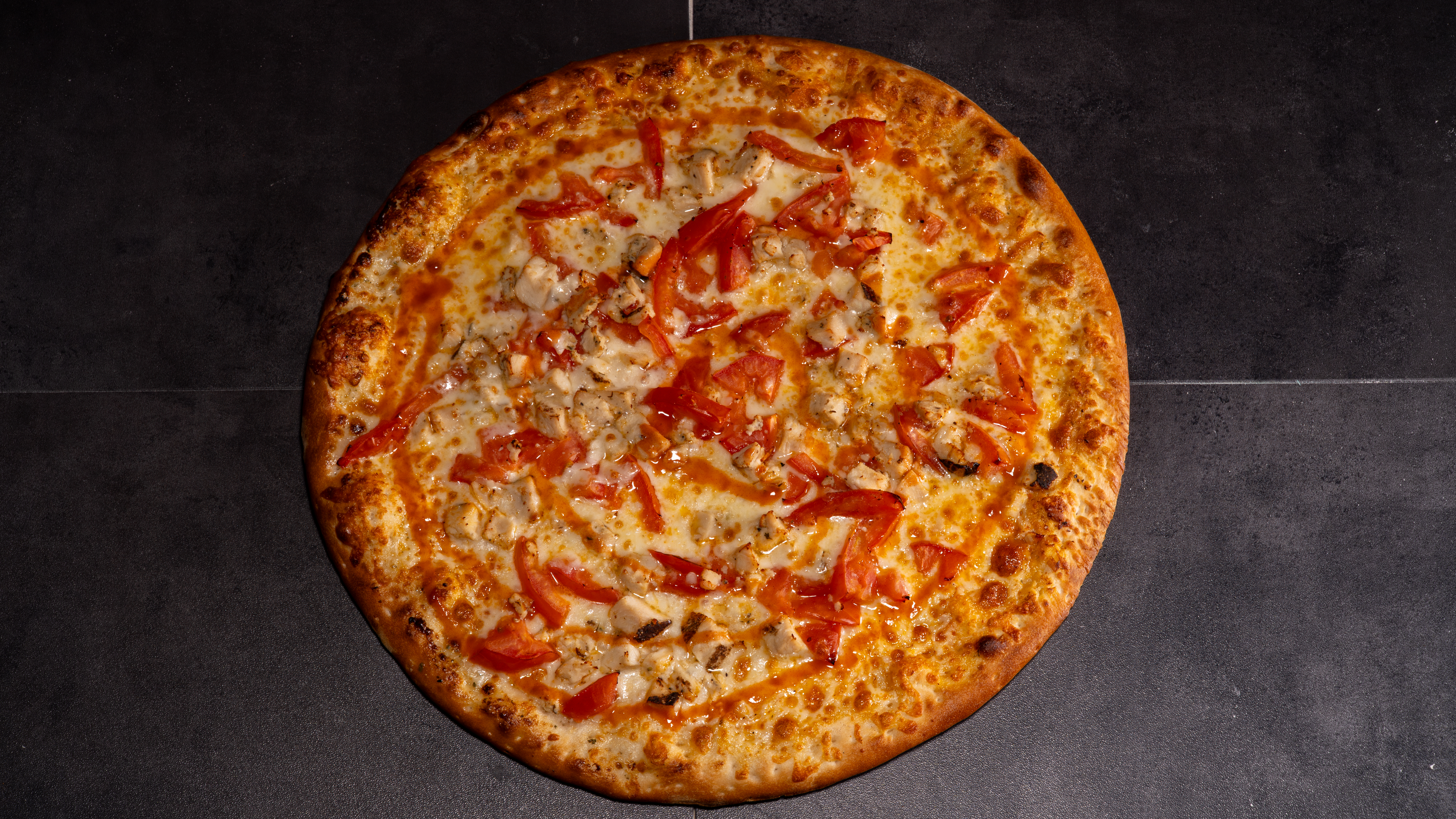 Buffalo Chicken Pizza.