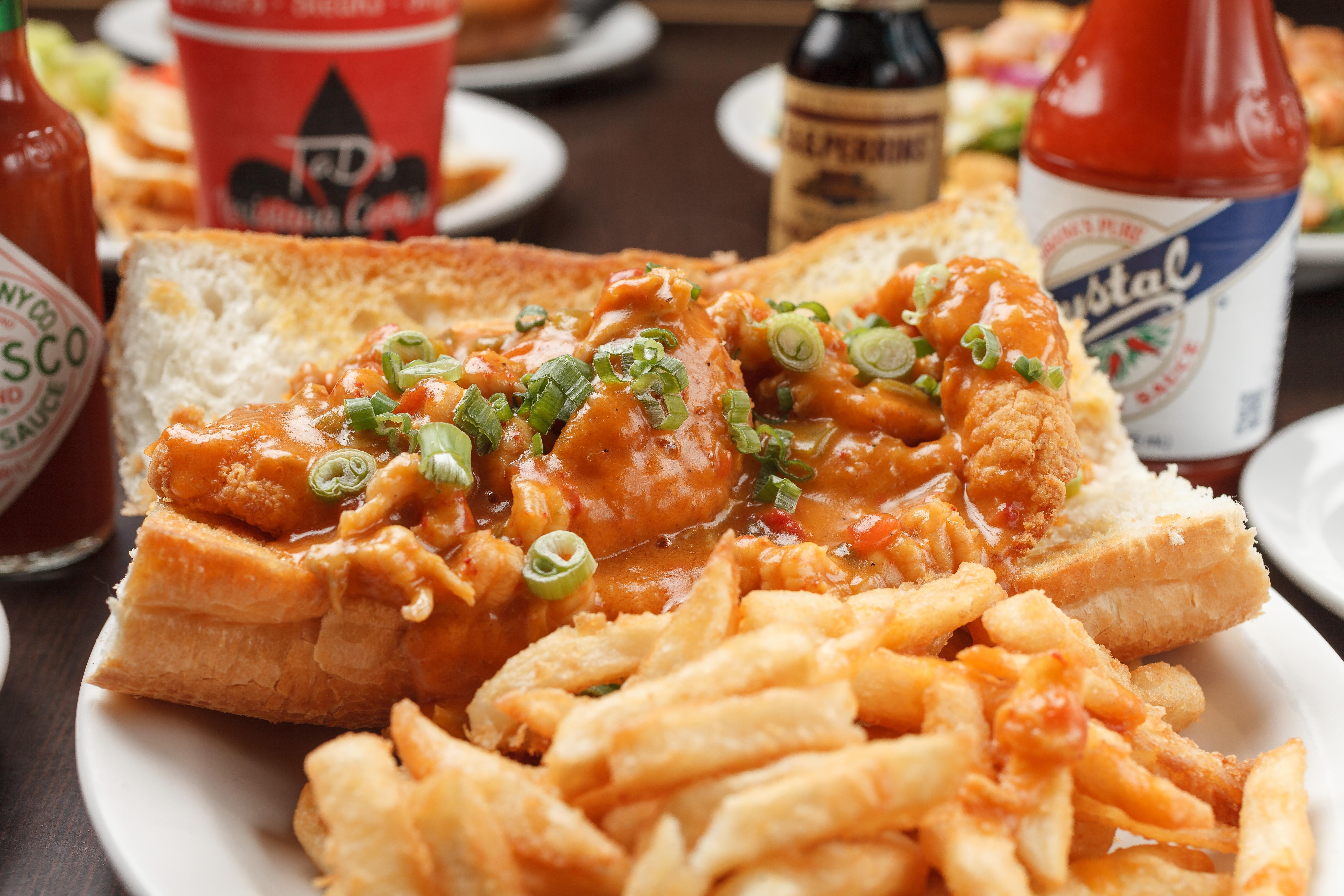 Cajun Catfish Poboy.
