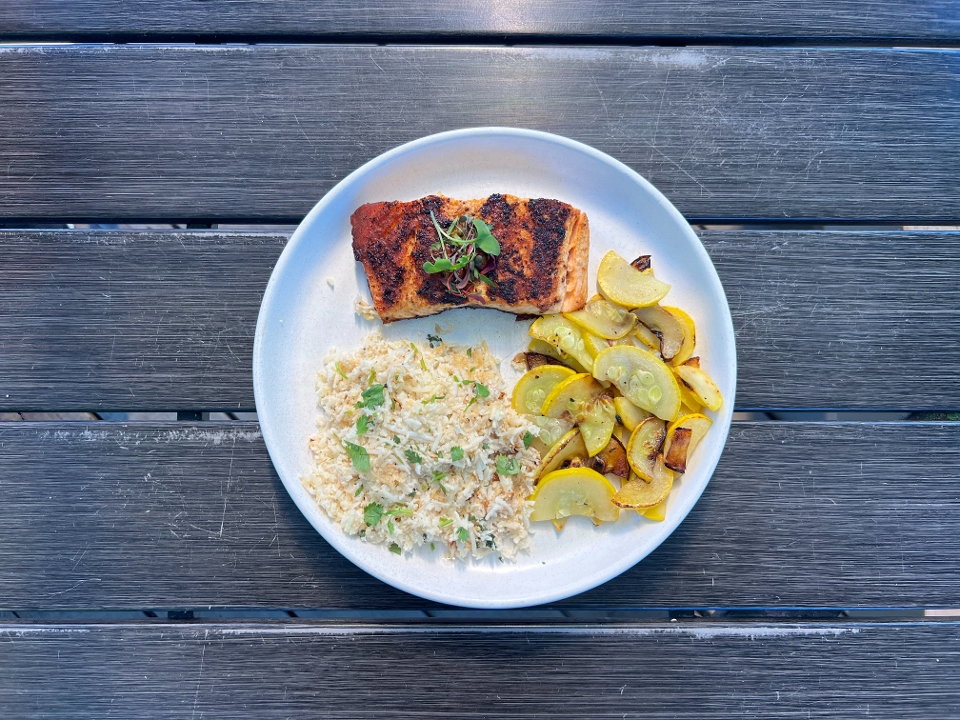 Blackened Mahi Mahi Plate.