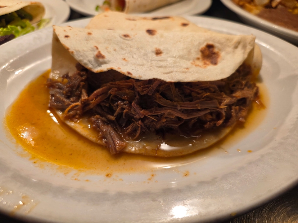Brisket Tako (Fri-Sun).
