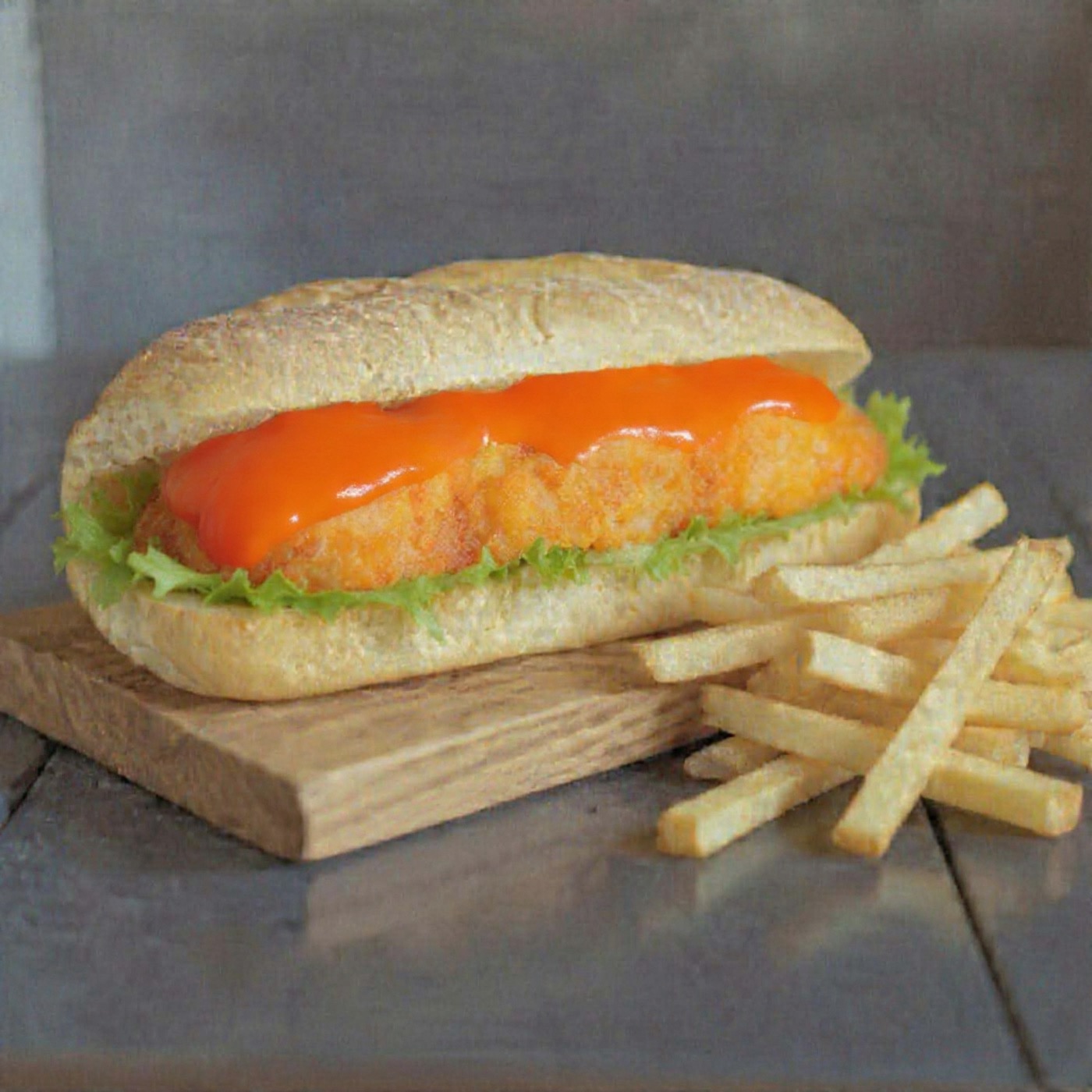 Buffalo Chicken Hoagie.