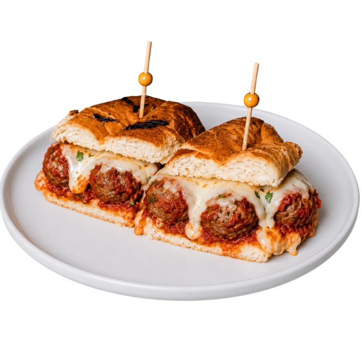 Wagyu Meatball Focaccia.