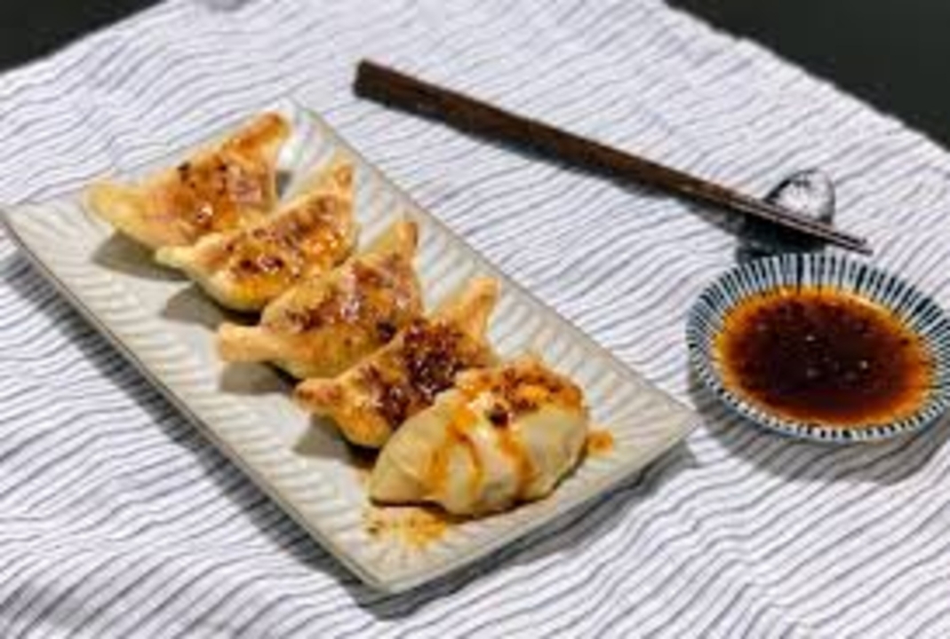 Pan-Fried Gyoza.