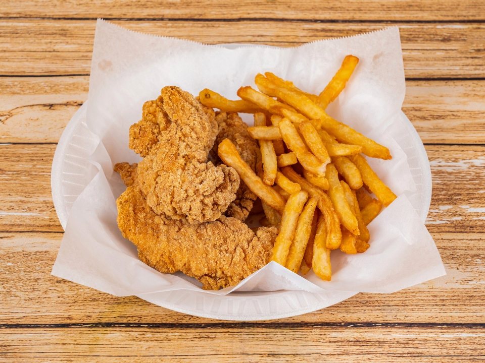 Chicken Tenders With Fries.