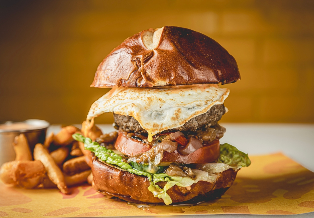 Thai Basil Beef Burger.