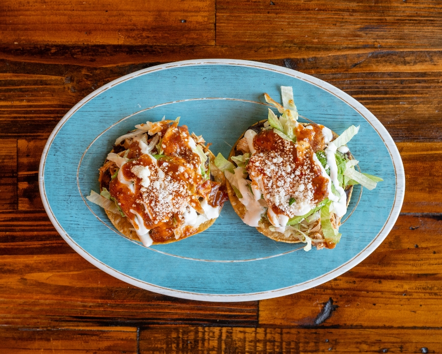 Chicken Tinga Tostadas.