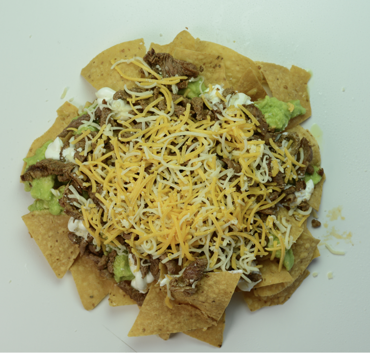 SMALL CARNE ASADA CHIPS.