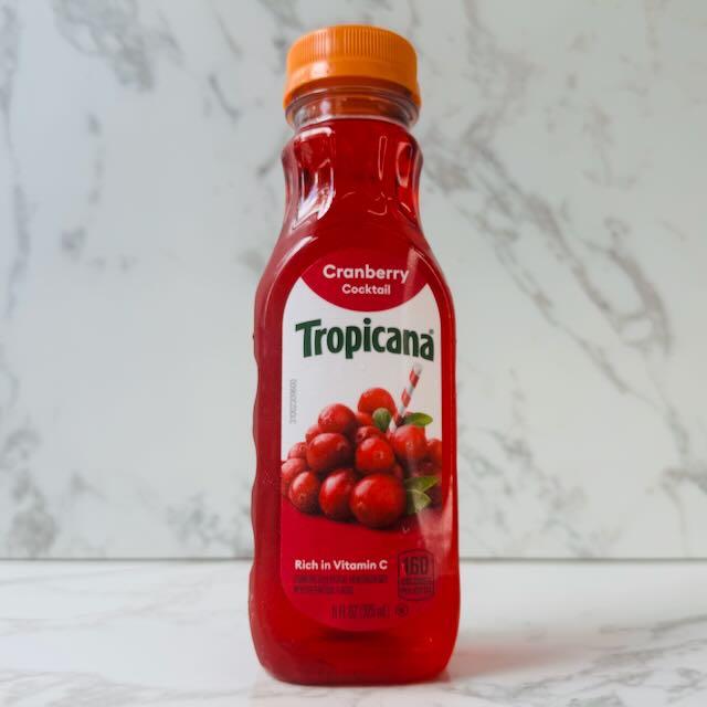 Sunkist Cranberry Juice.