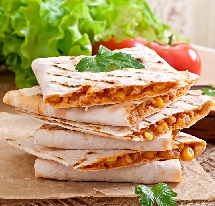 Kids Chicken Quesadilla.