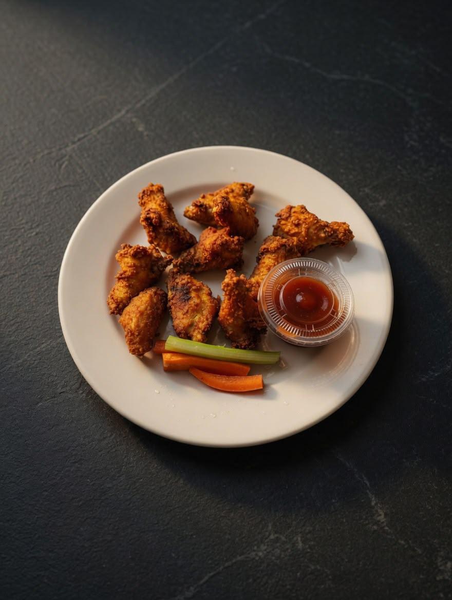 Spicy Chicken Wings.