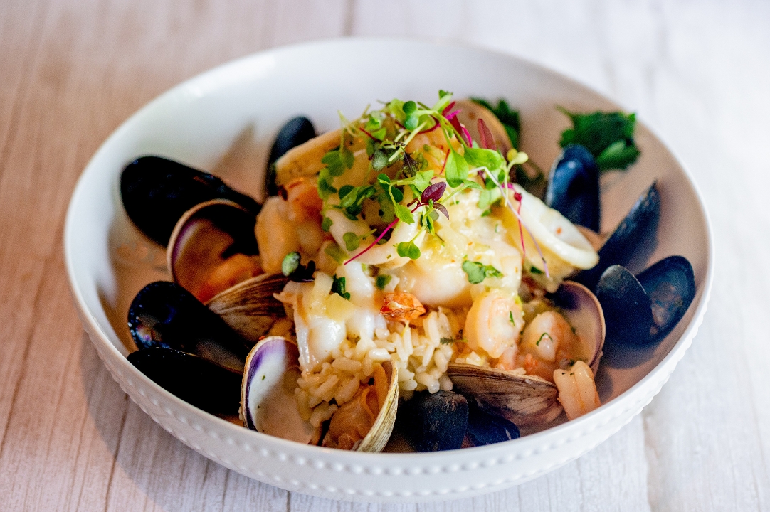 Seafood Risotto.