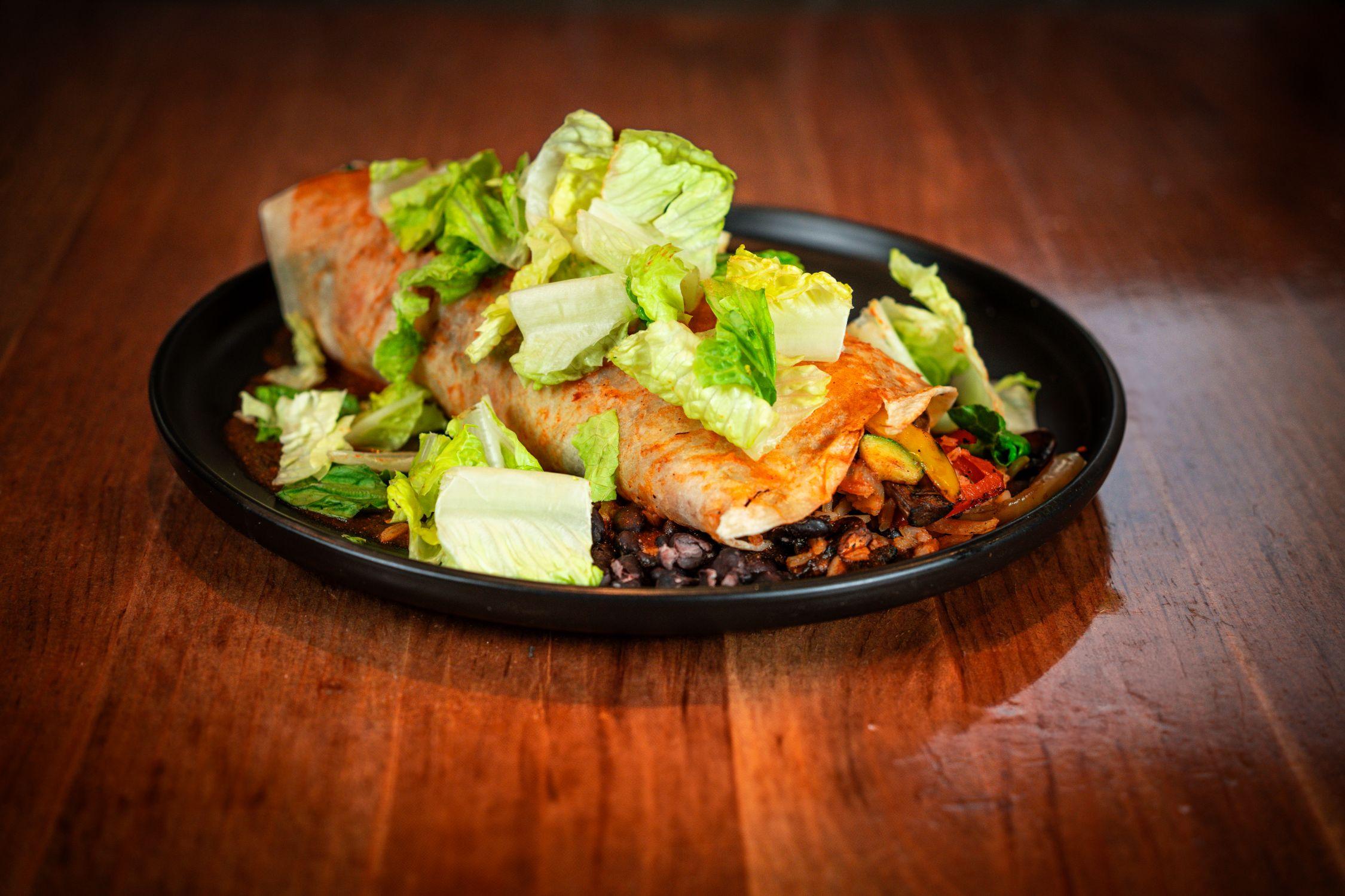 Vegetarian Burrito.