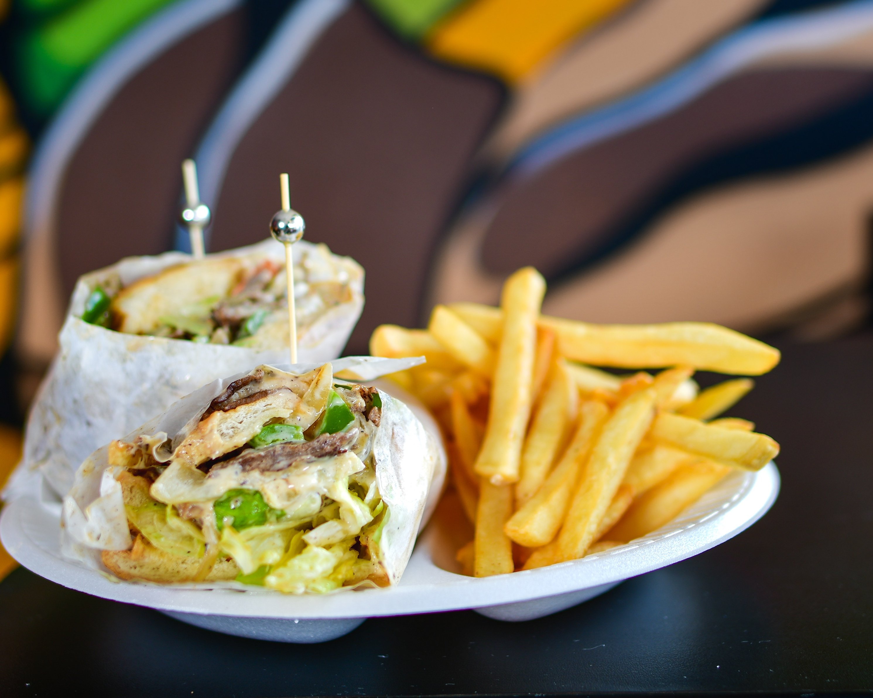 Philly Cheese Steak Sandwich Combo.