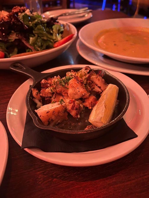 Pulpo Asado A Las Brasas.