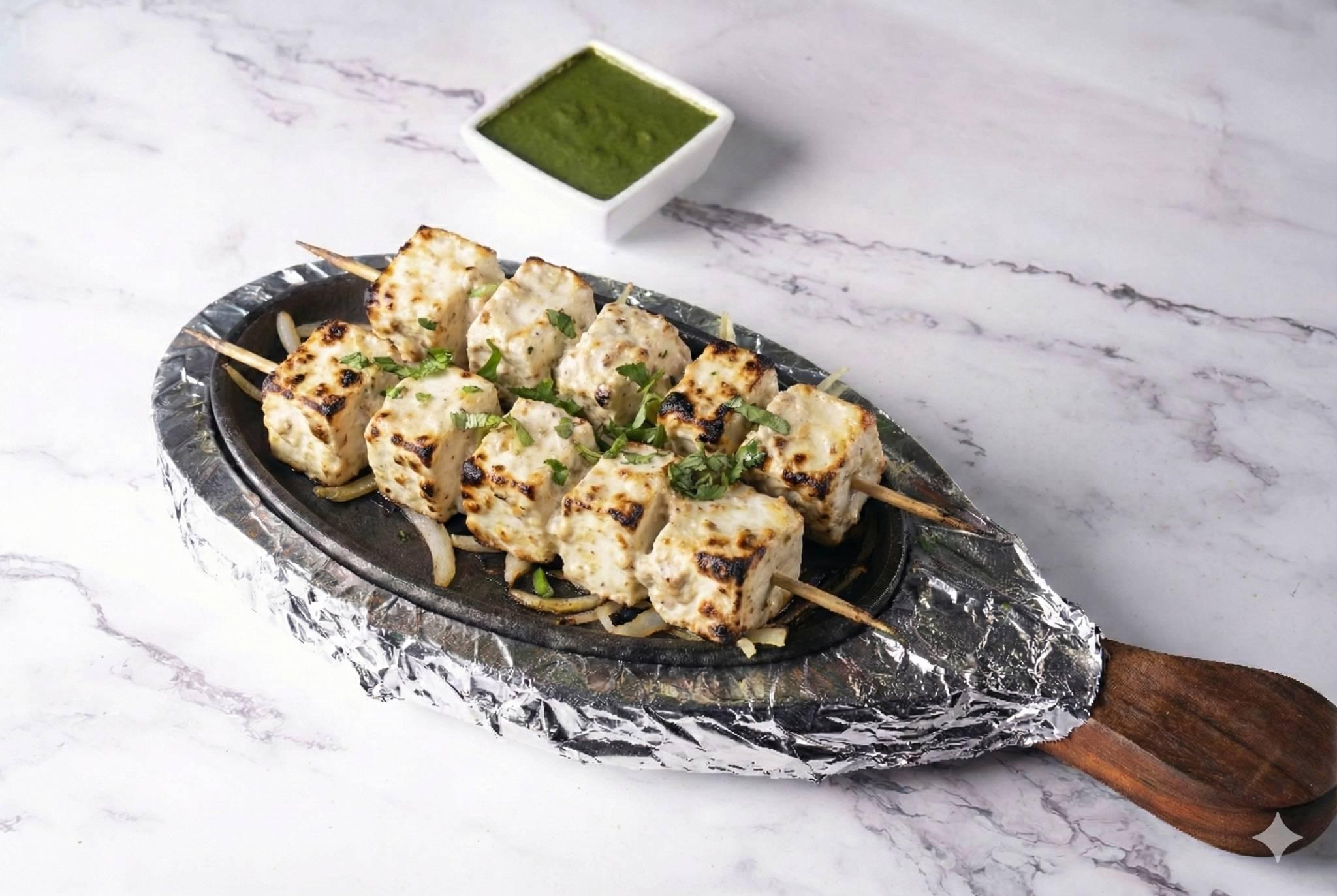 Malai Paneer Tikka.