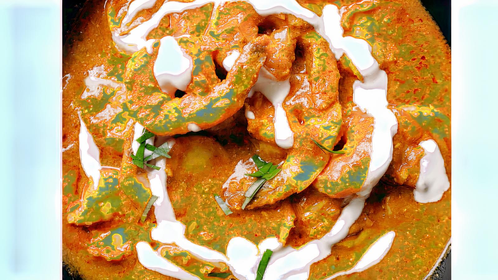 Shrimp Tikka Masala.